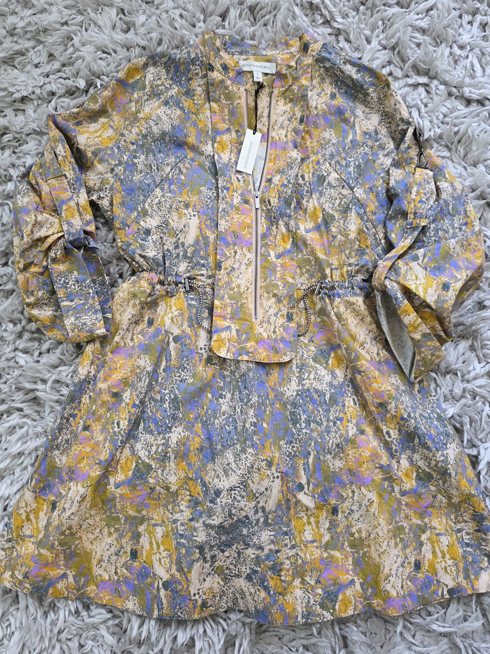 Banana Republic Cotton Utility Mini Dress Sz. S